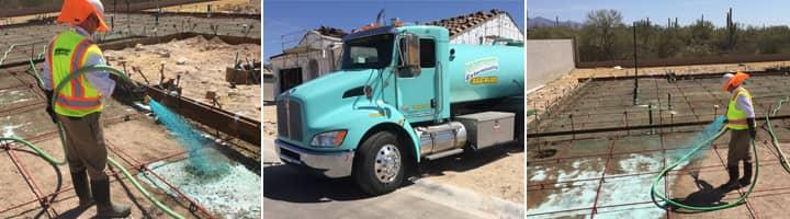 Learn More About How Pre Treatments For Termites Helps Prevent Them professional termite pretreatment process on new construction in az